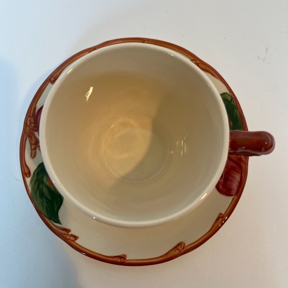 Franciscan Ware Apple Pattern Cup and Saucer - Picture 3 of 11